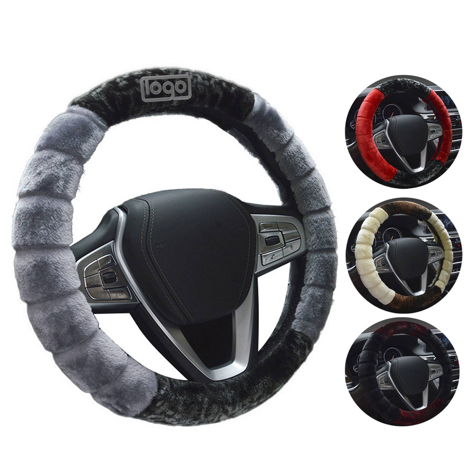Warm Fluffy Steering Wheel Cover 9