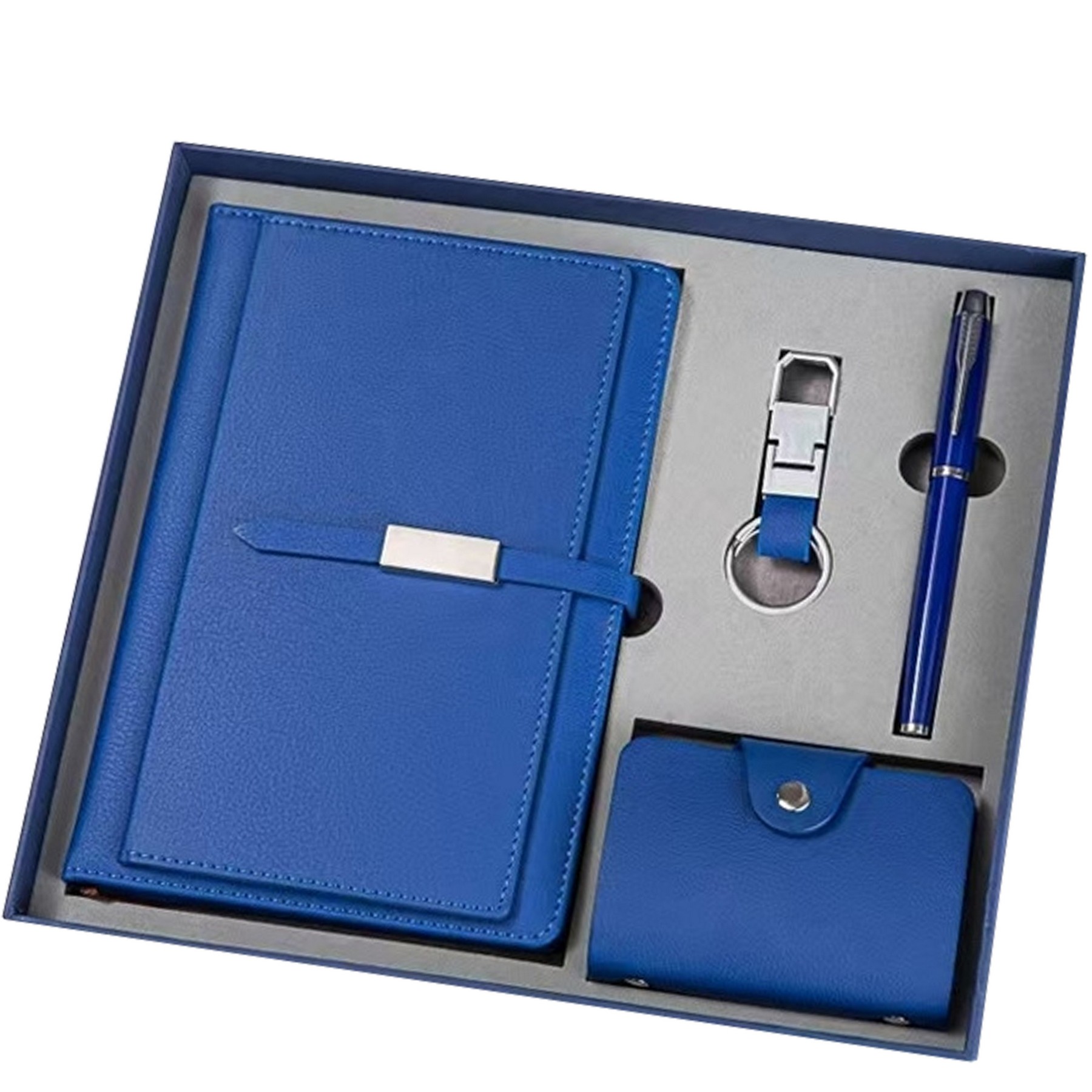 Notebook Gift Set Including Pens, Card Holders, Key Chains 1