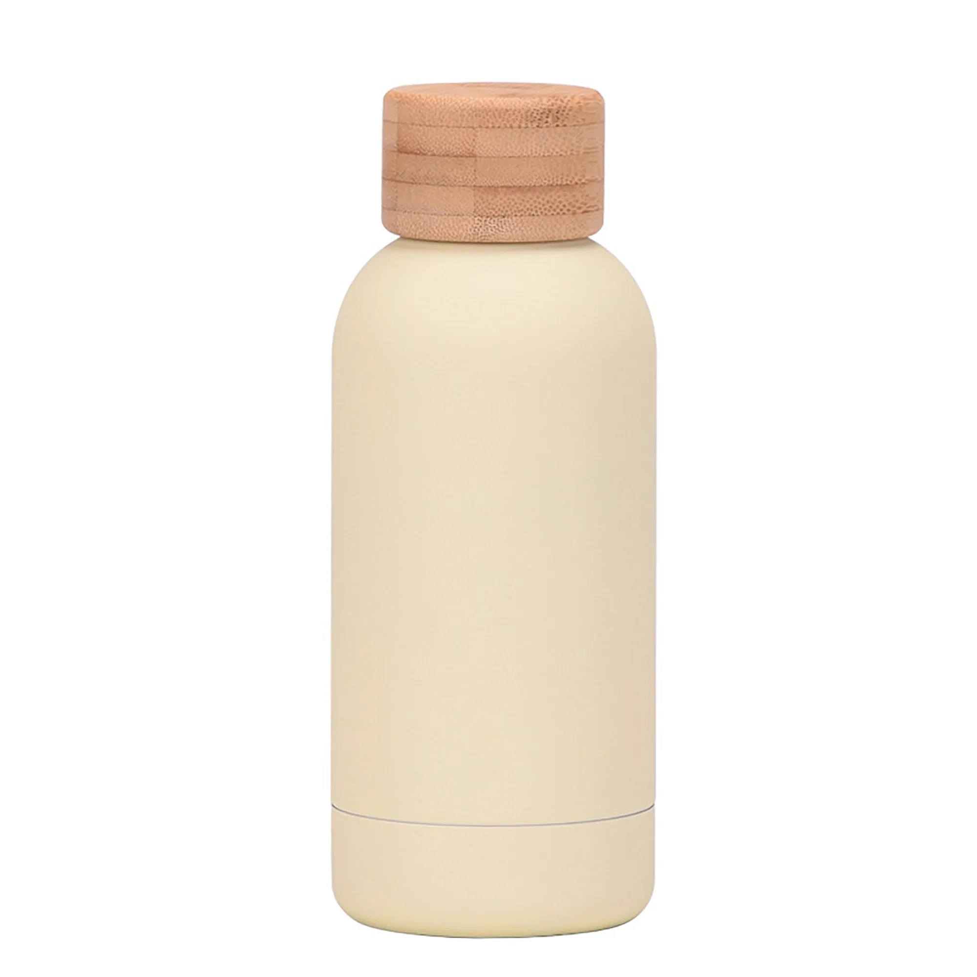 MOQ 50 12oz Stainless Steel Tumbler with Bamboo Lid 15