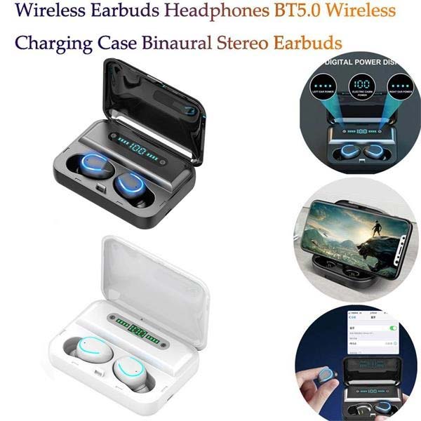 Sport Stereo Earbuds with LED Display Charging Case 4