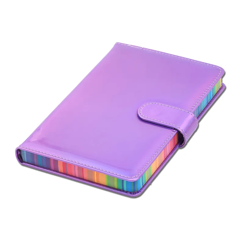 A5 Laser Notebook Pu Leather With Buckle 4