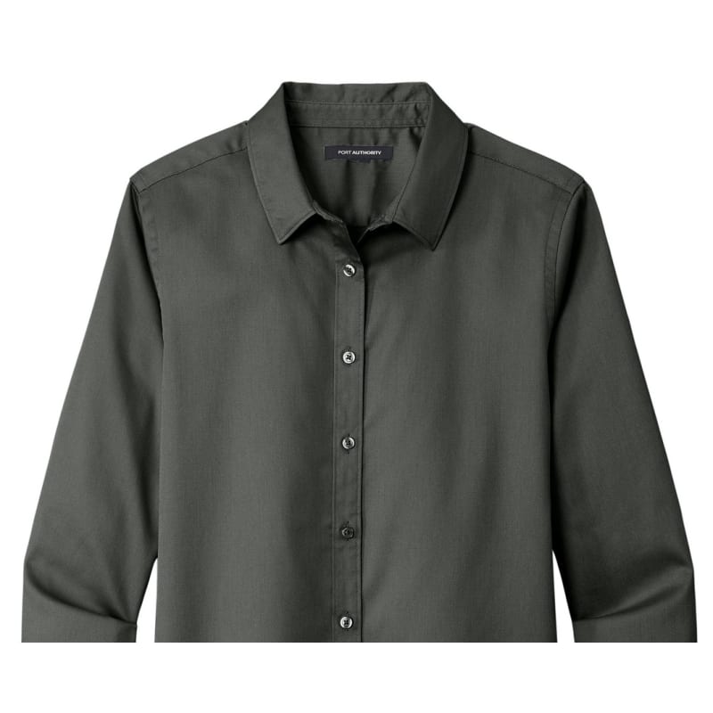 Port Authority Ladies Long Sleeve SuperPro React Twill Shirt. 77