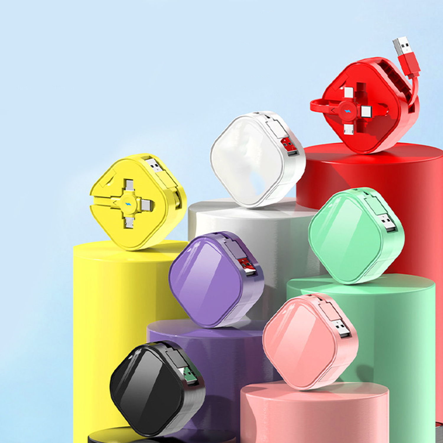 3 in 1 Retractable Charging Cable 2