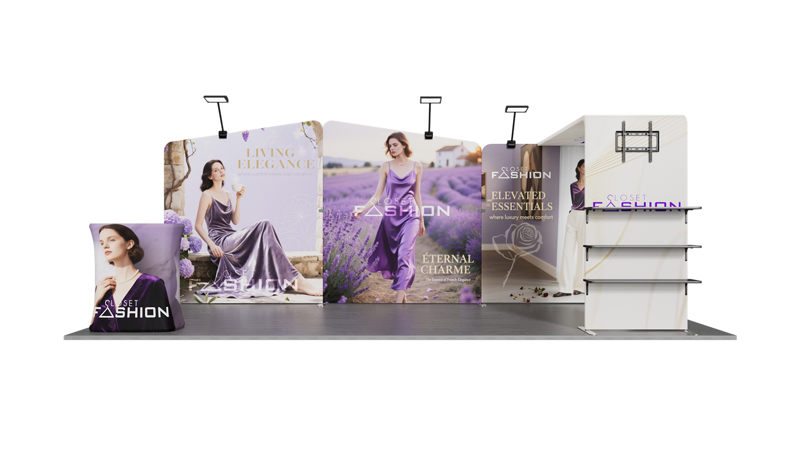 10'x20' Tradeshow Booth Kit - C Kit 1