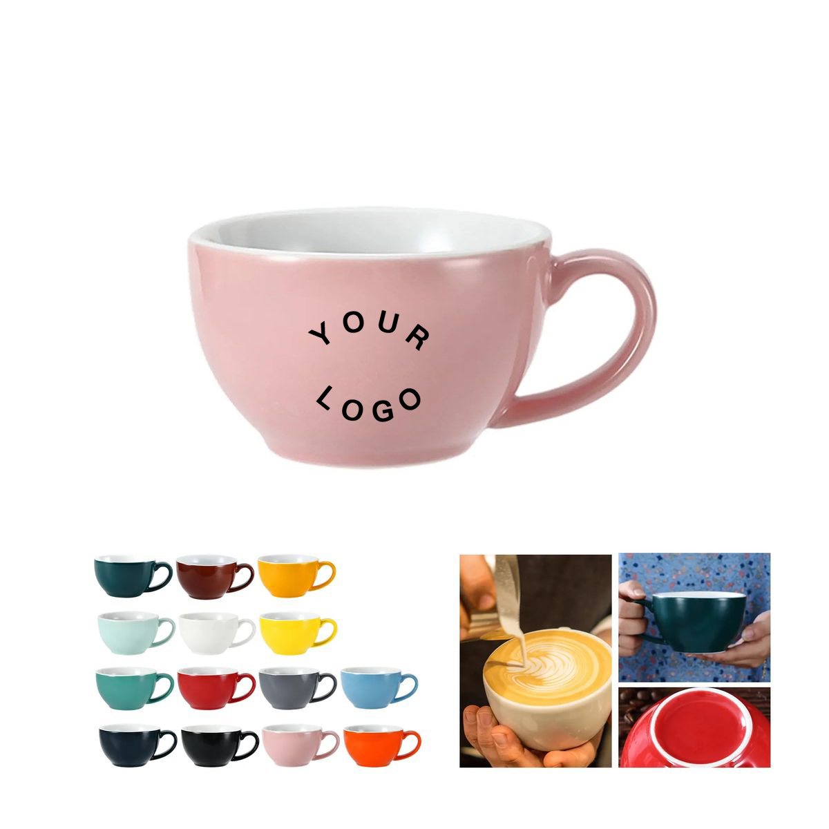4.1 Inch Ceramic Saucer for Hot Beverages 14