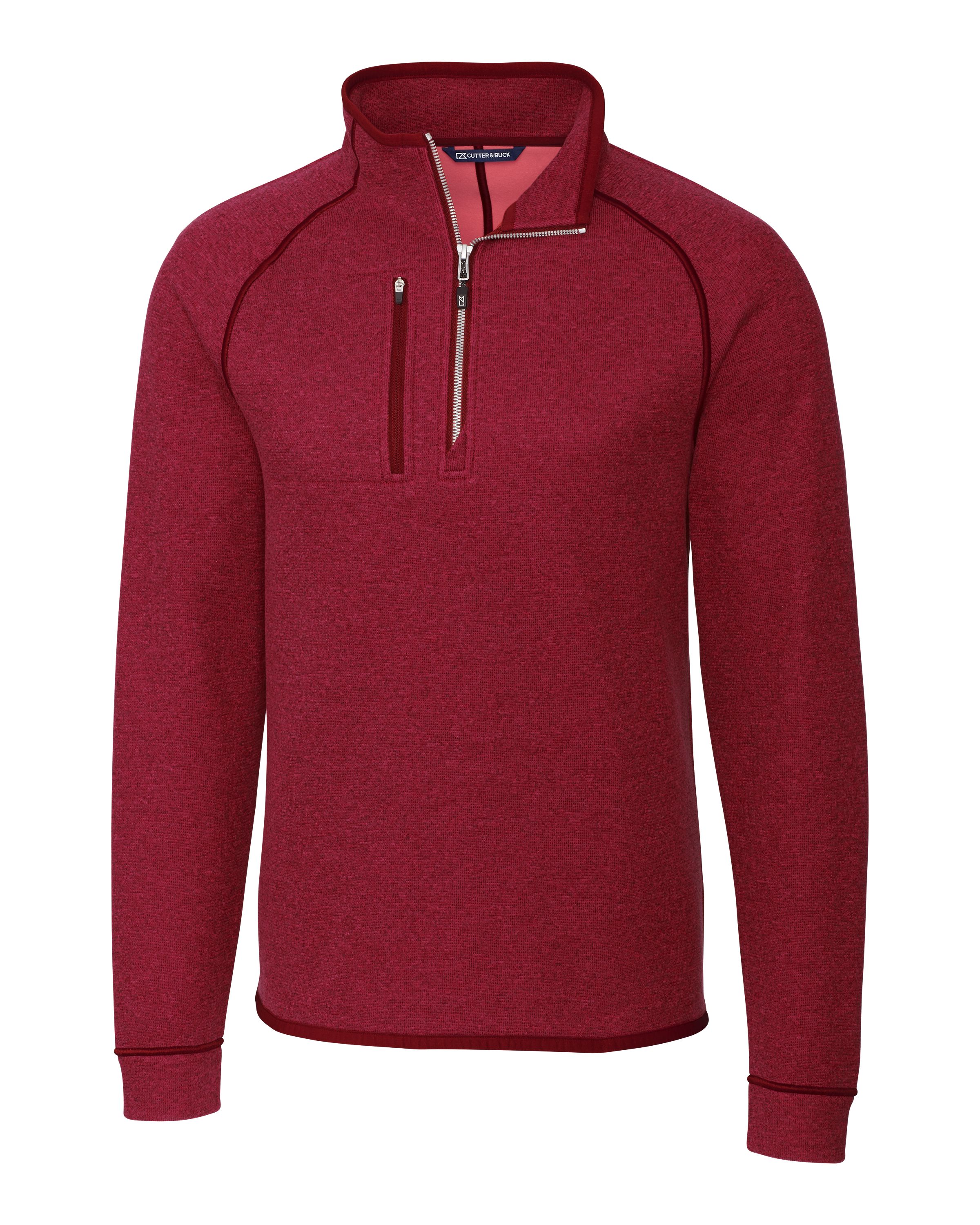 Cutter & Buck Mainsail Sweater-Knit Mens Half Zip Jacket 8