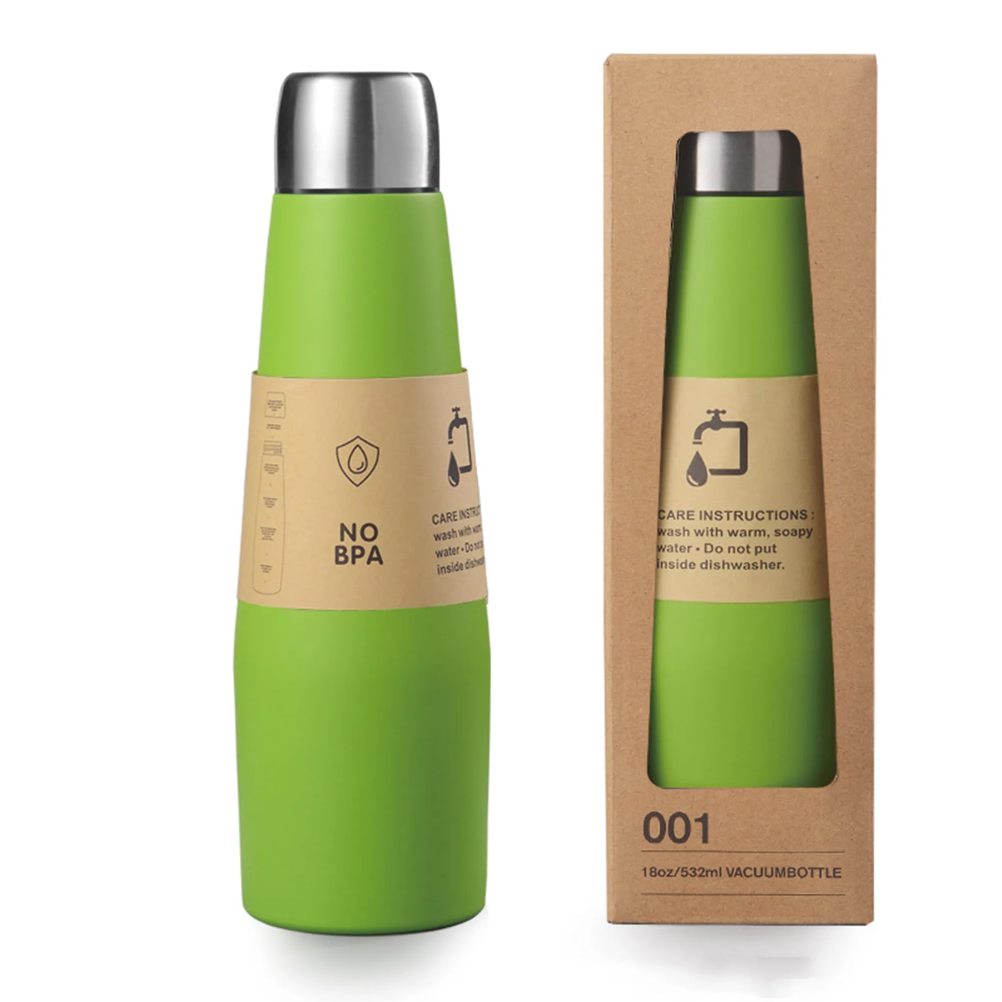 18oz 304 Stainless Steel Vacuum Insulated Water Bottle 9