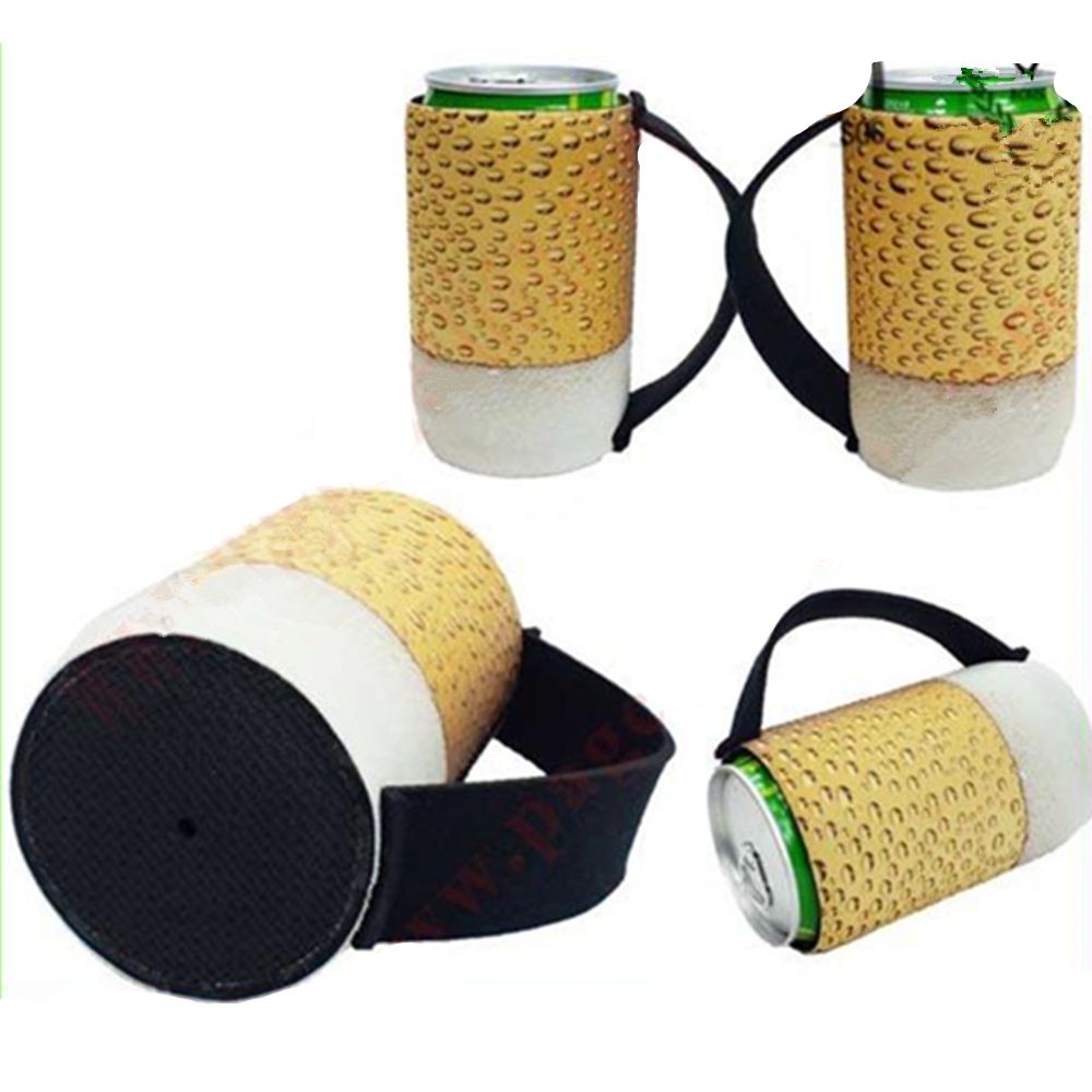 Neoprene Stubby Can Coolie w/Handle 3