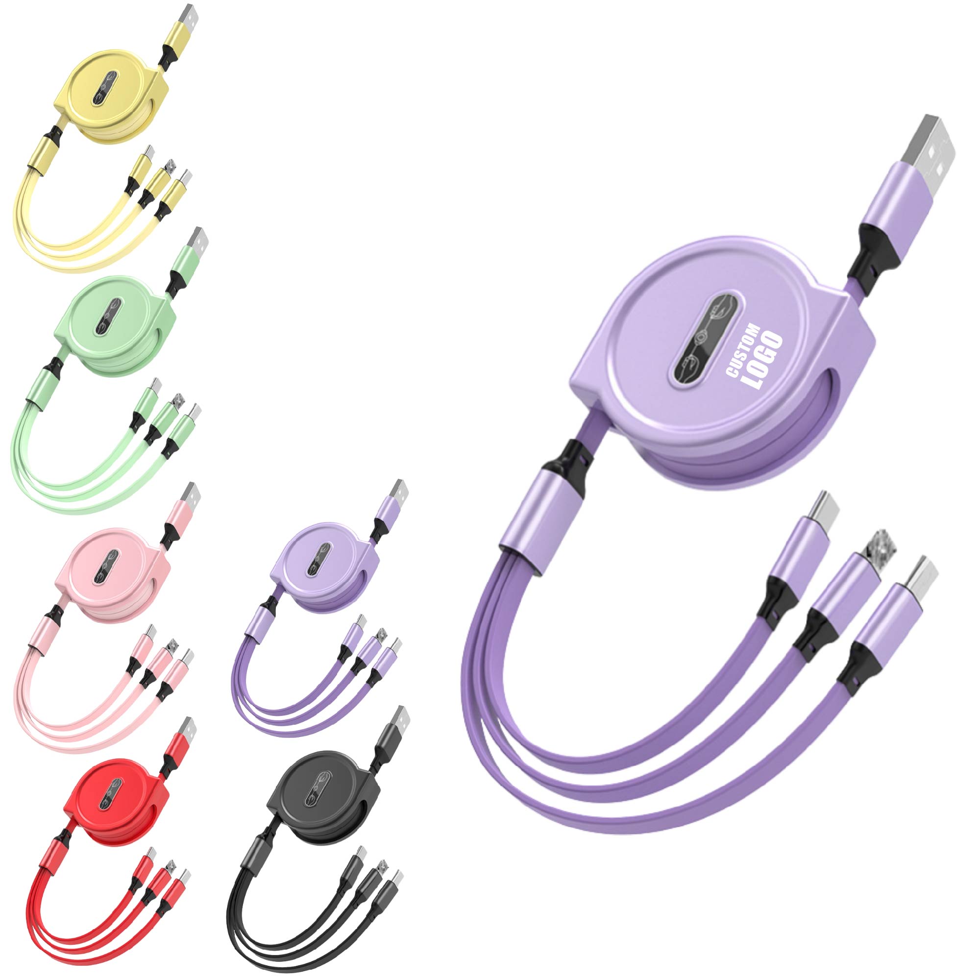 MOQ 10 pcs Multi-Head Charging Cable 2