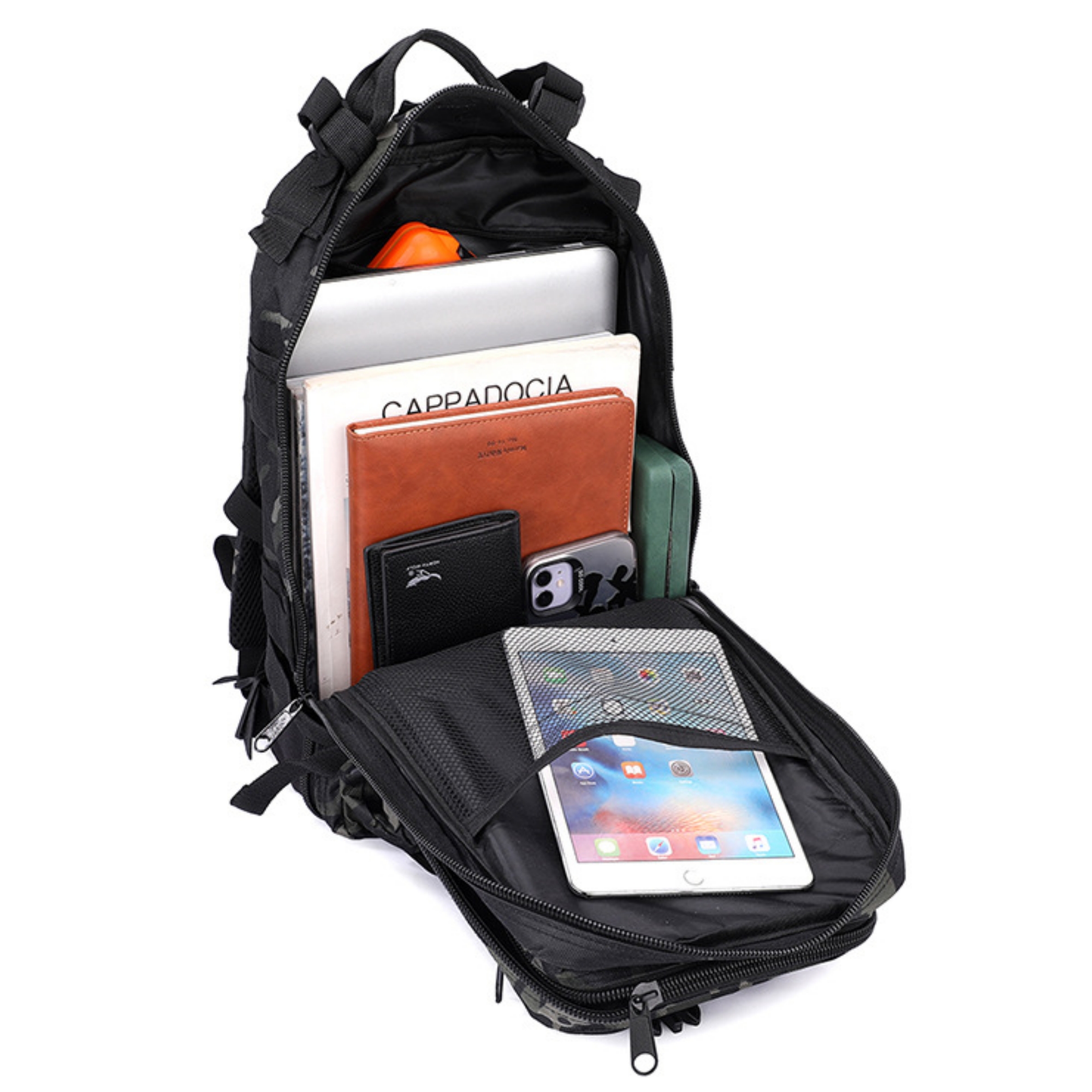 Large Tactical Backpack 15.75"H x 9.06"W x 9.06"L 11