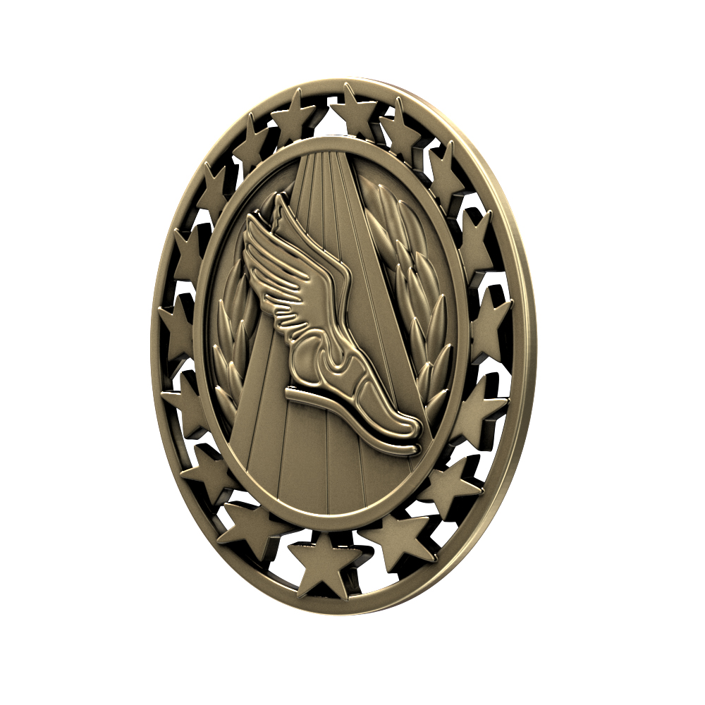 Track Star Medallion (2-1/2") 6