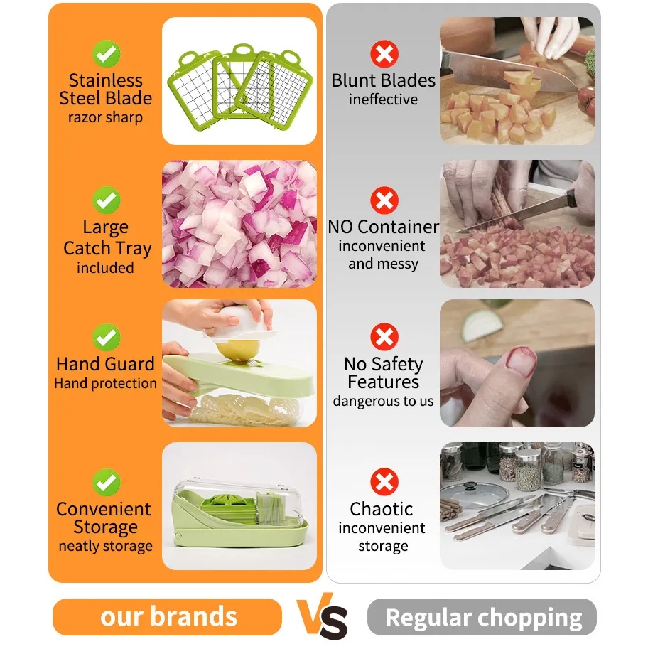 14 In 1 Multifunctional Vegetable Cutters 1