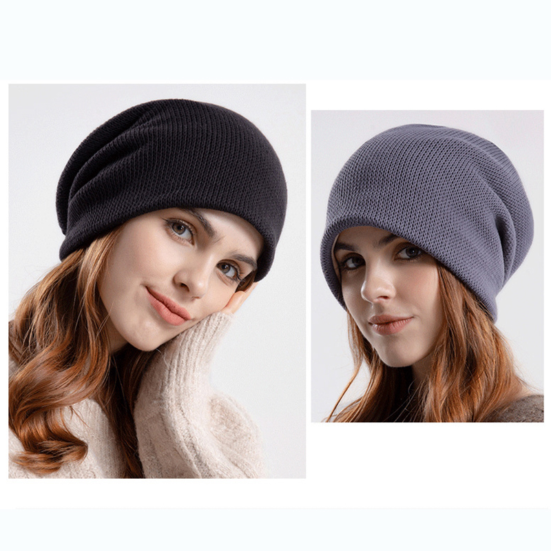 Winter Knit Beanie Hat Watch Cap for Women 21