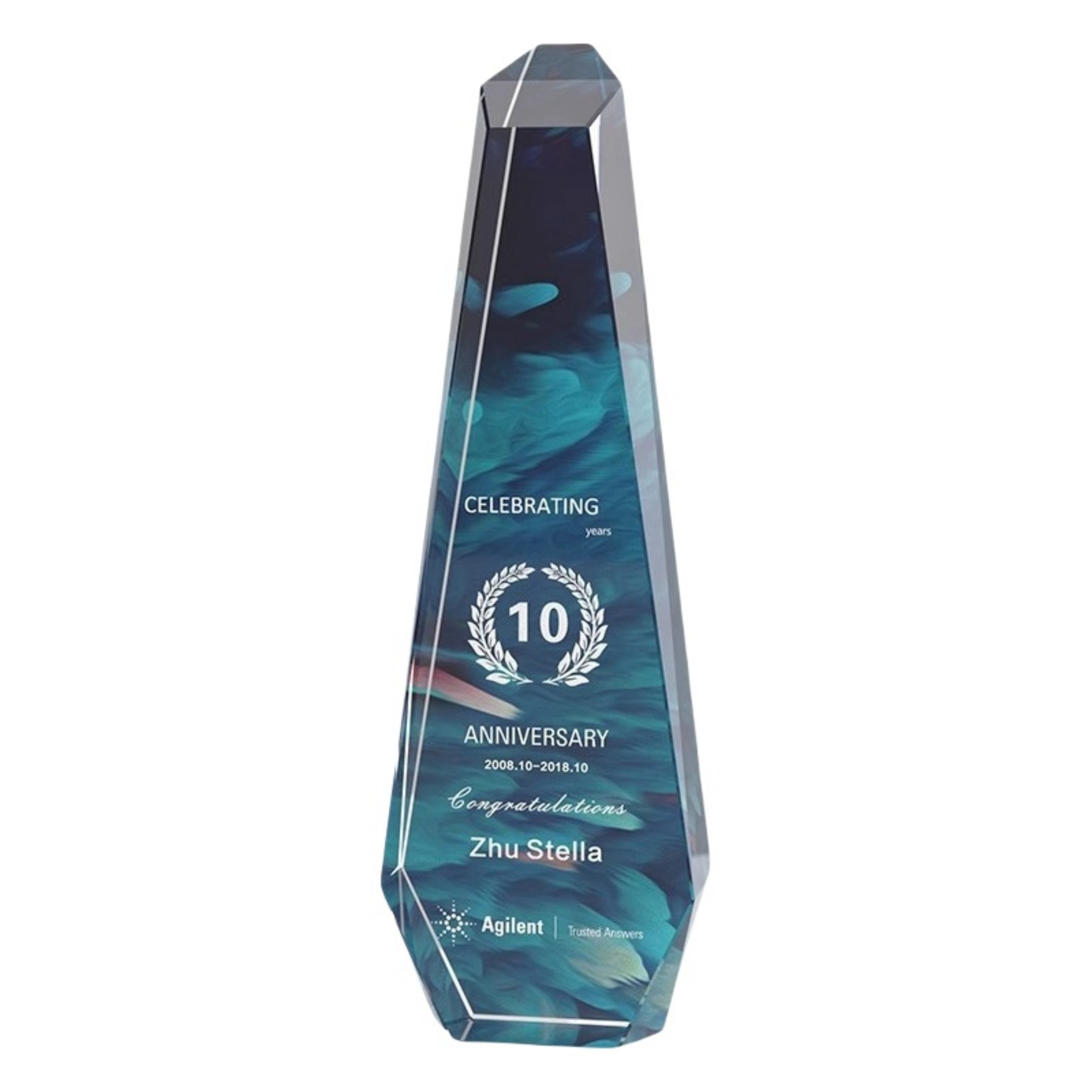 Crystal Award Trophy 1