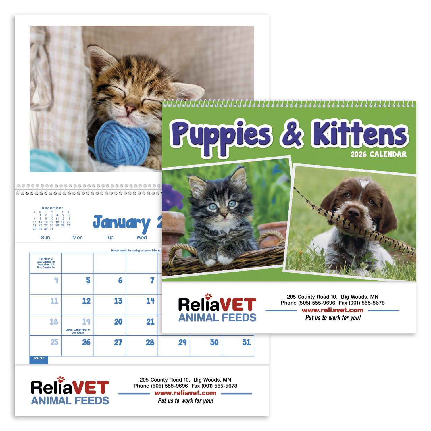 Triumph® Calendars Puppies & Kittens Pocket Calendar 53