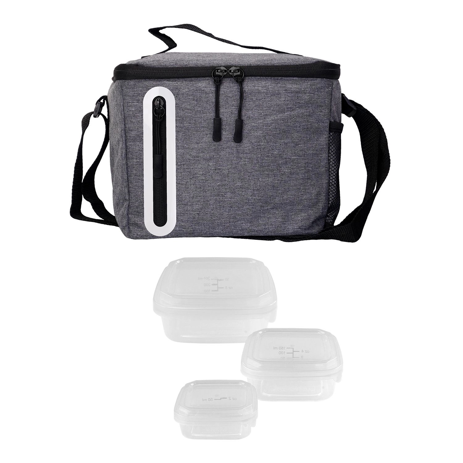 Portion Control Oval Cooler Lunch Set 18