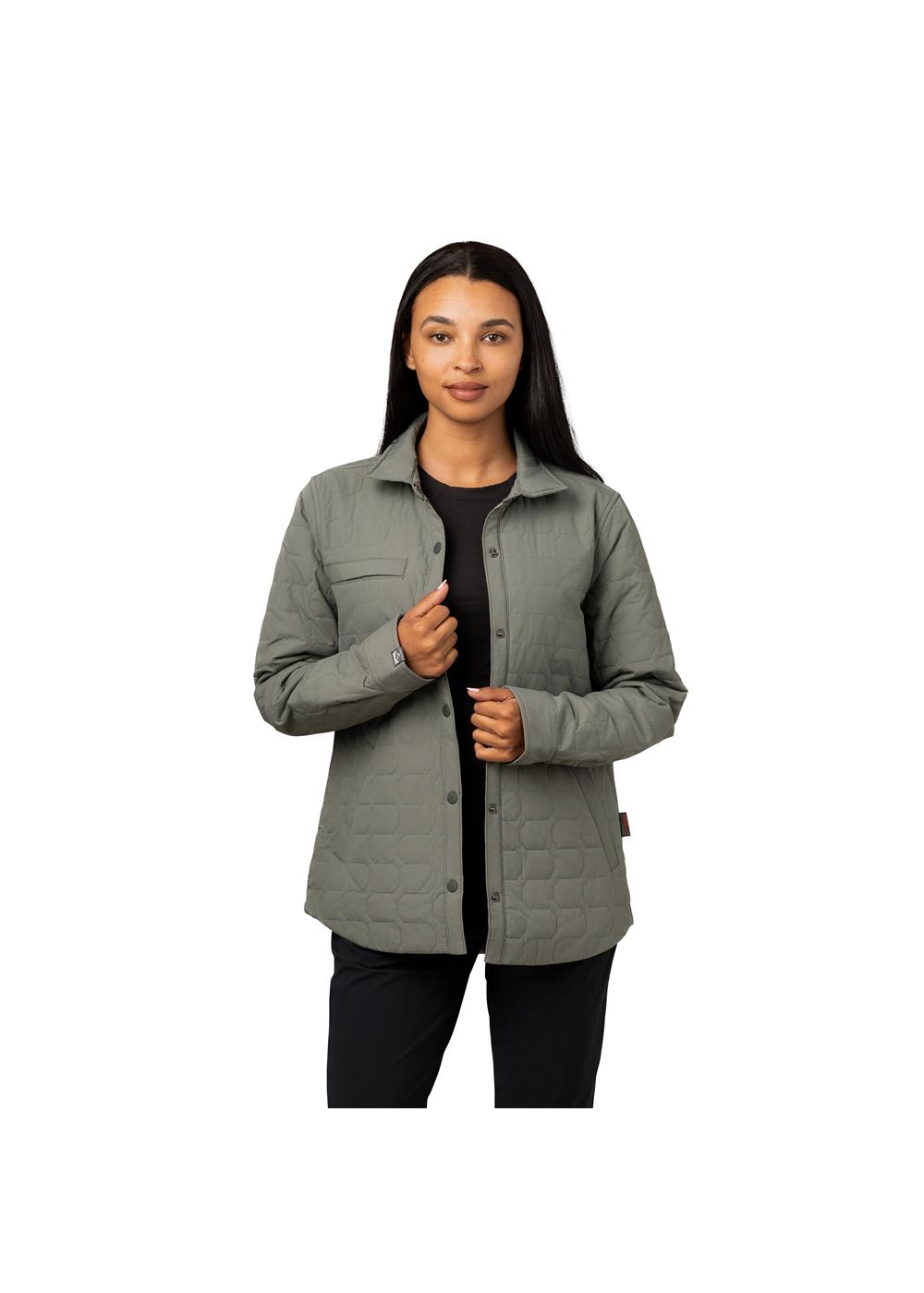 Storm Creek Women's Artisan 100 GSM Insulated Quilted Shirt Jacket 2