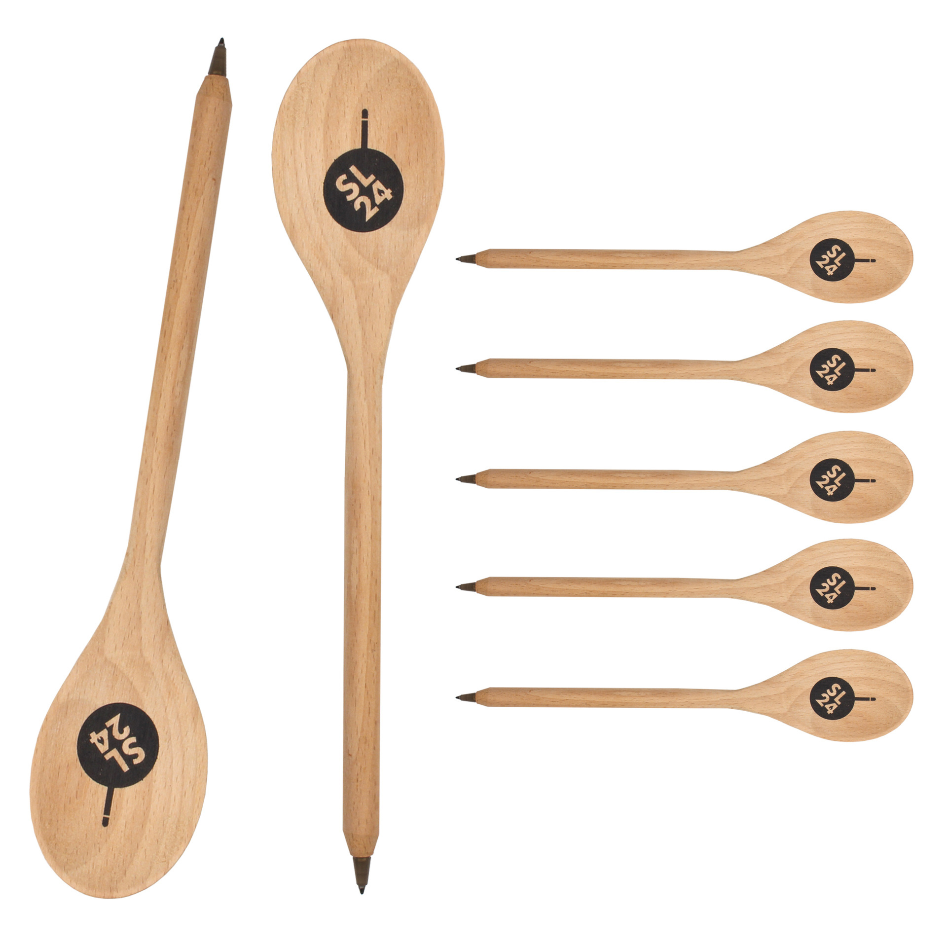 Wooden Spoon Shape Ballpoint Pen 1