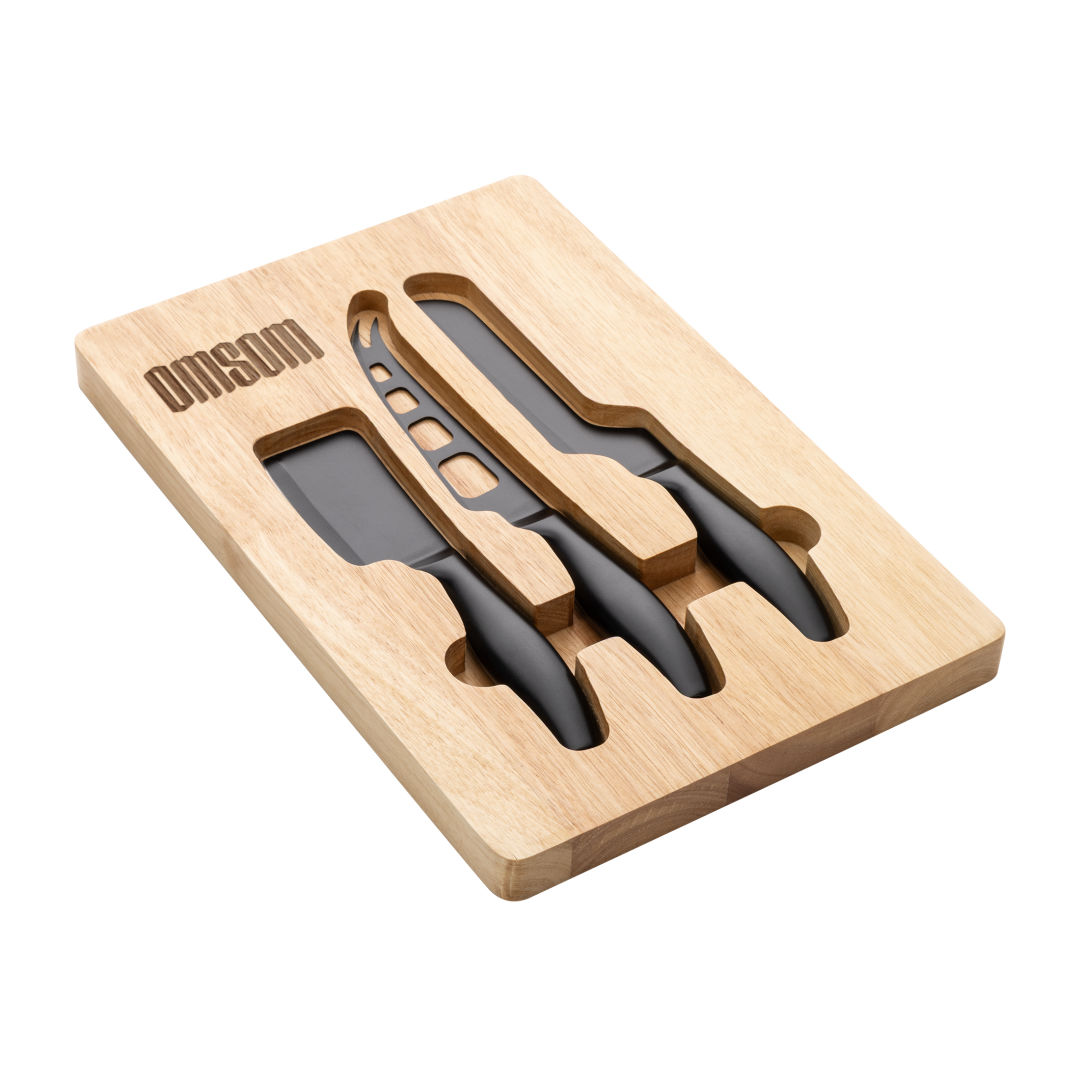 Barossa Serving Board w/3 Cheese Knives