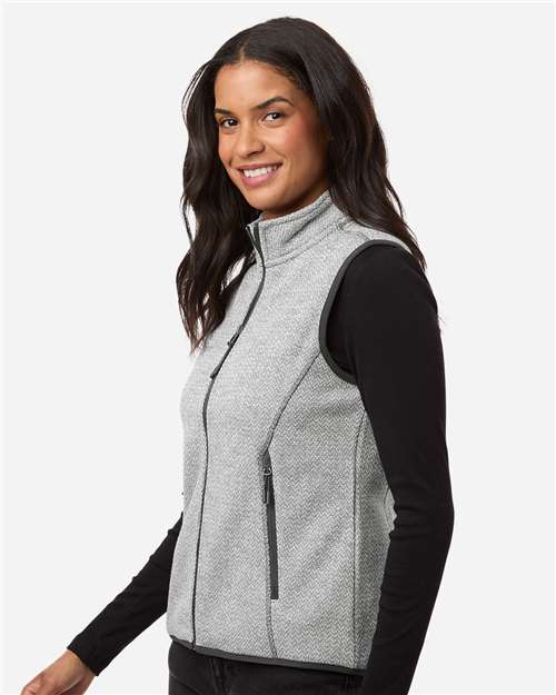 Women's Jasper Jacquard Fleece Vest - NE731W 3
