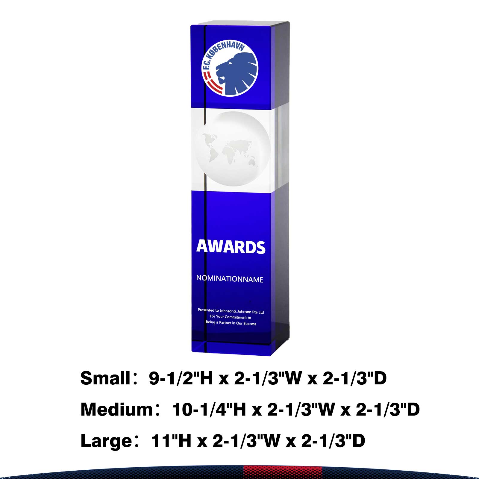 Genet Rectangular Block Award 3