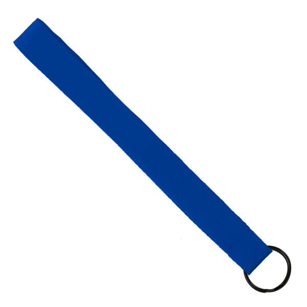 3/4" Sewn Polyester wrist Keychain with Metal Split-Ring 35