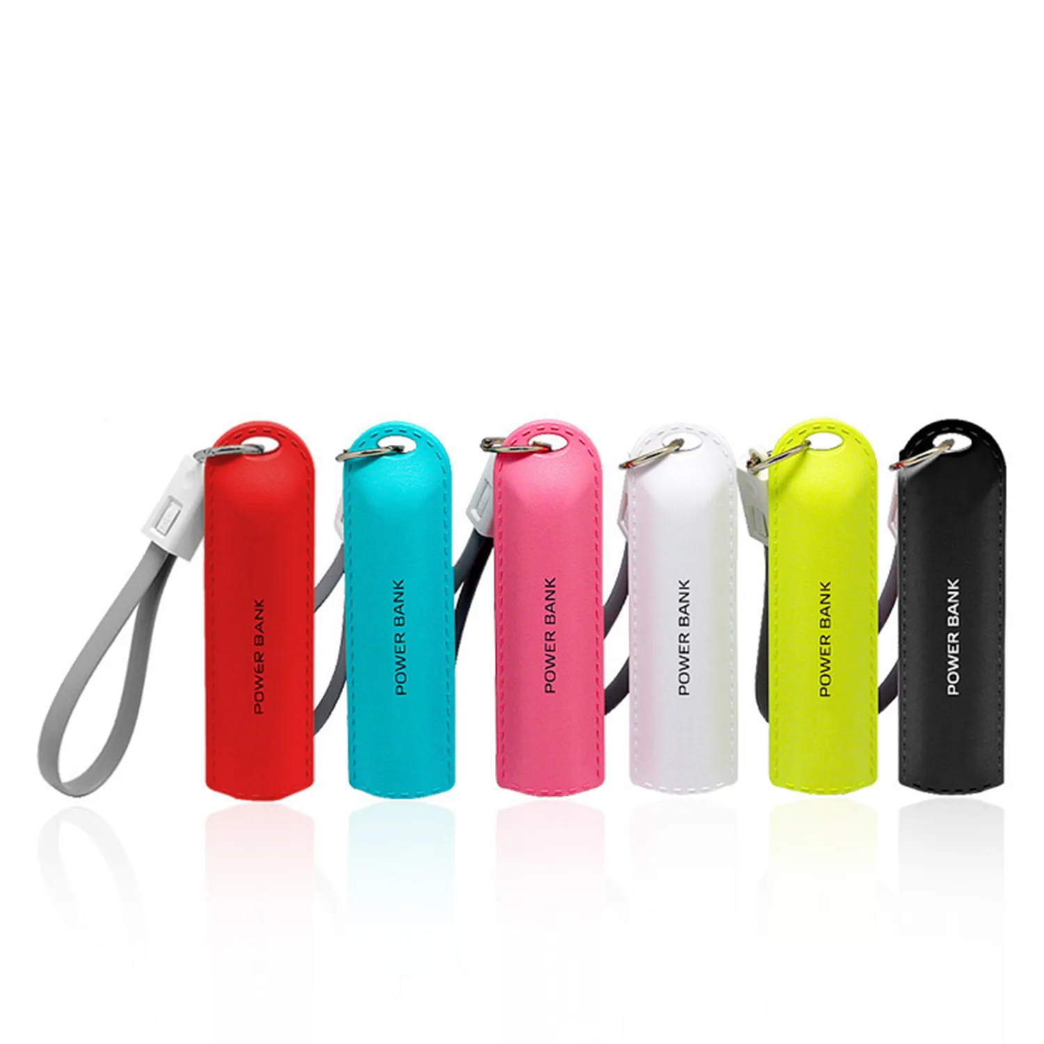 2600mAh 2 in 1 Keychain Power Bank Charger 7