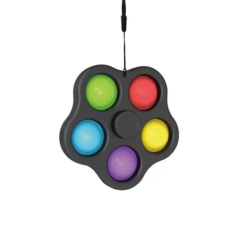 5 Fingers Push Bubble Fidget Spinner 2