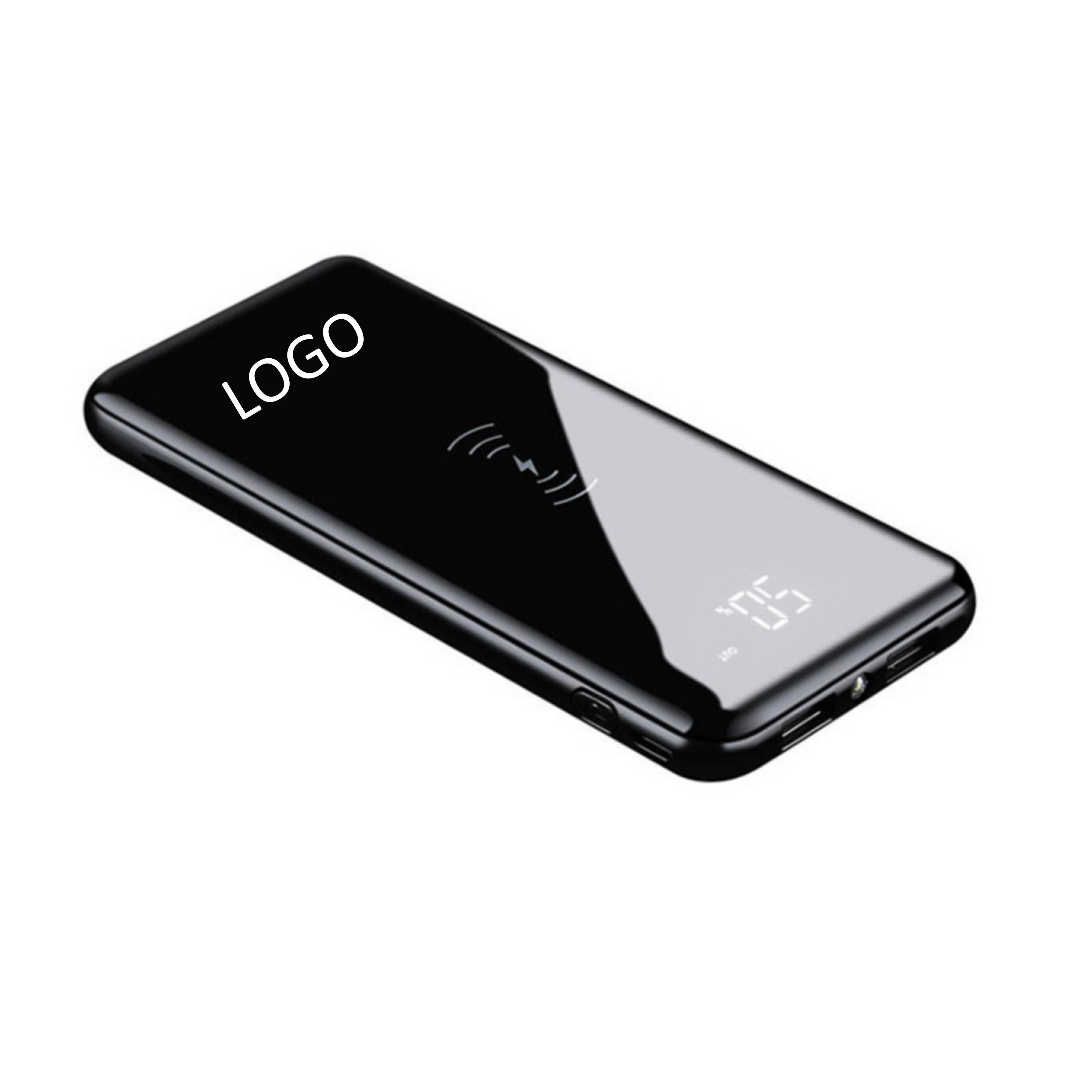 Piano surface digital display screen wireless power bank 4