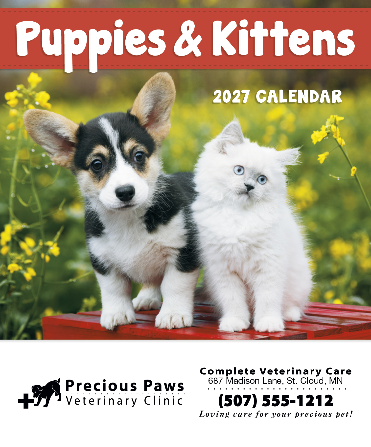 Good Value™ Puppies & Kittens - Mini Calendar 18