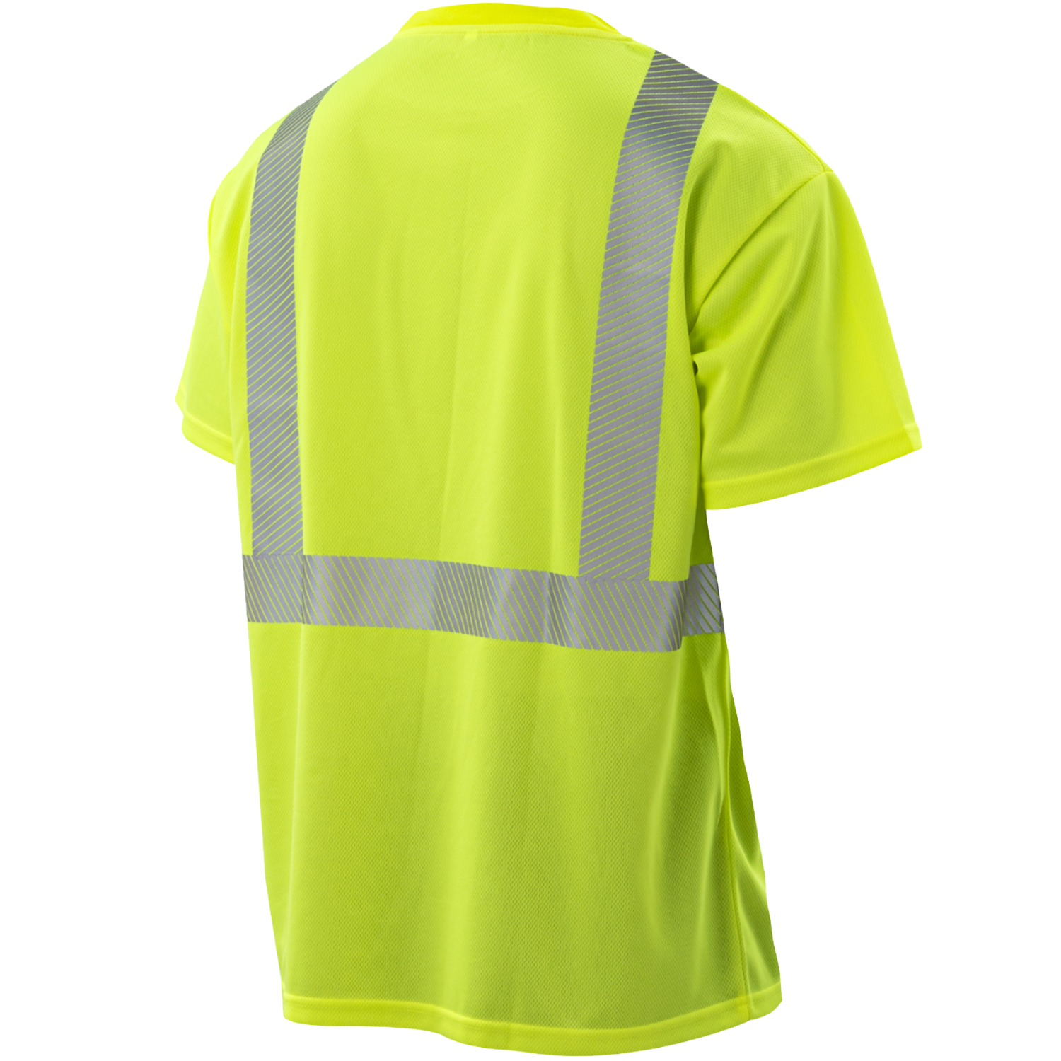 3.8 oz. Polyester Class 2 Segmented Tape Safety T-Shirt with Pocket 4