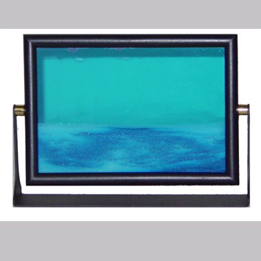 Waving Sand Picture mounted on Metal Base 1