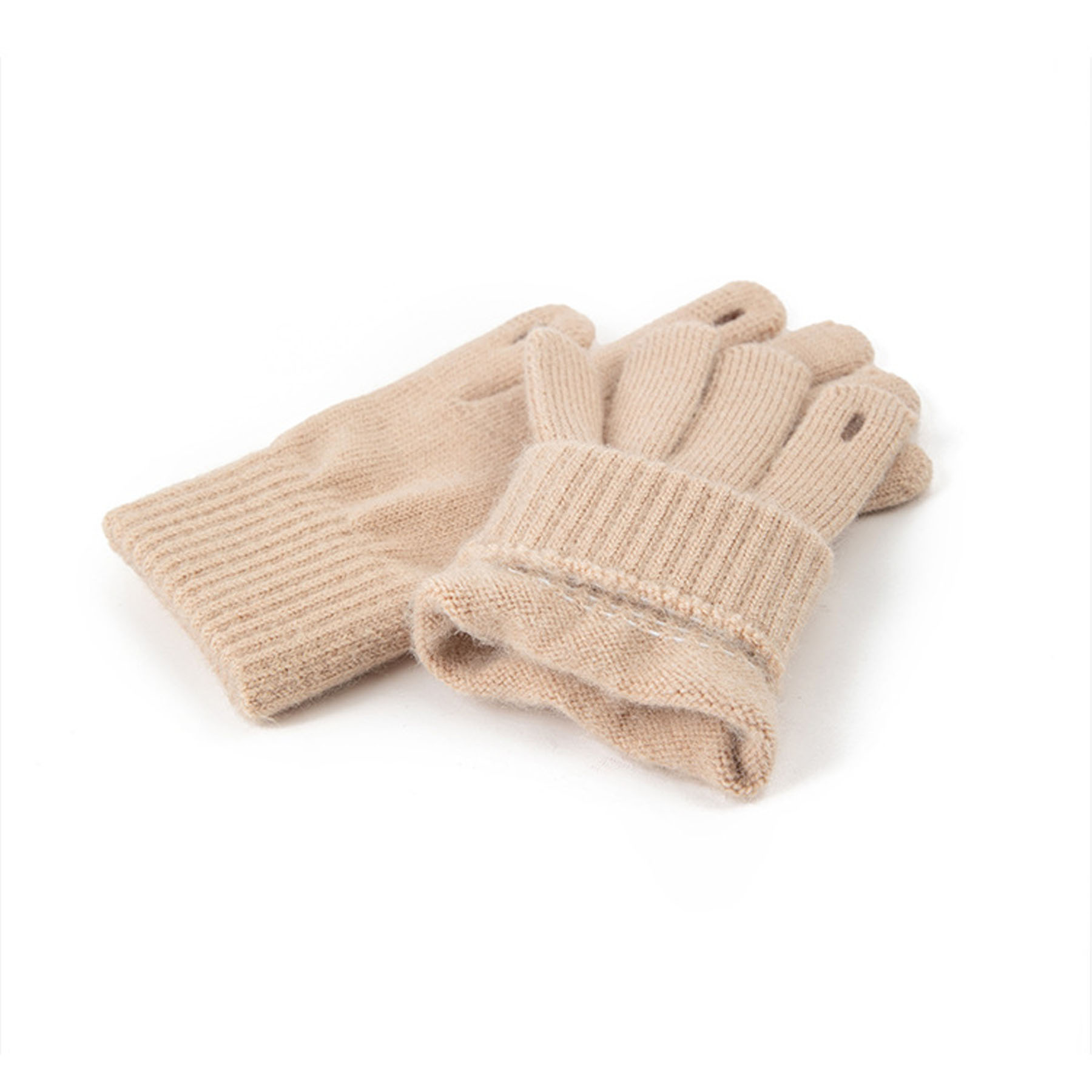 Solid Color Windproof Fingerless Gloves 7