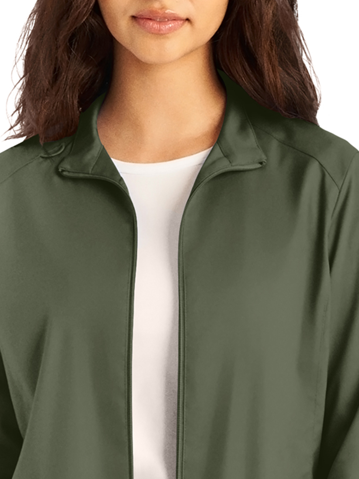 Landau - ProFlex - Women's Three-Pocket Mock Neck Zip-Front Jacket 32