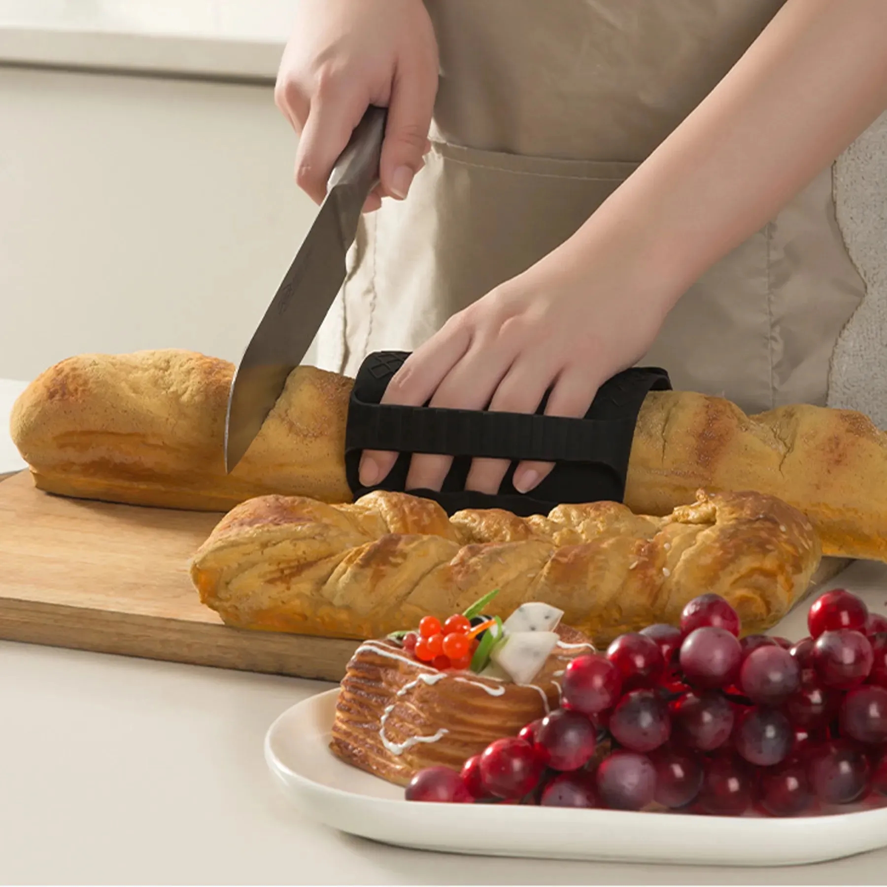 Silicone Anti-scald insulated toast bread clips 4