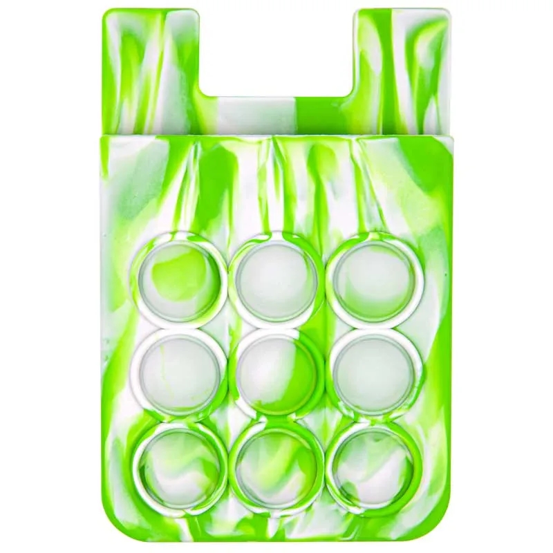 Popper Stress Reliever Silicone Phone Wallet 3