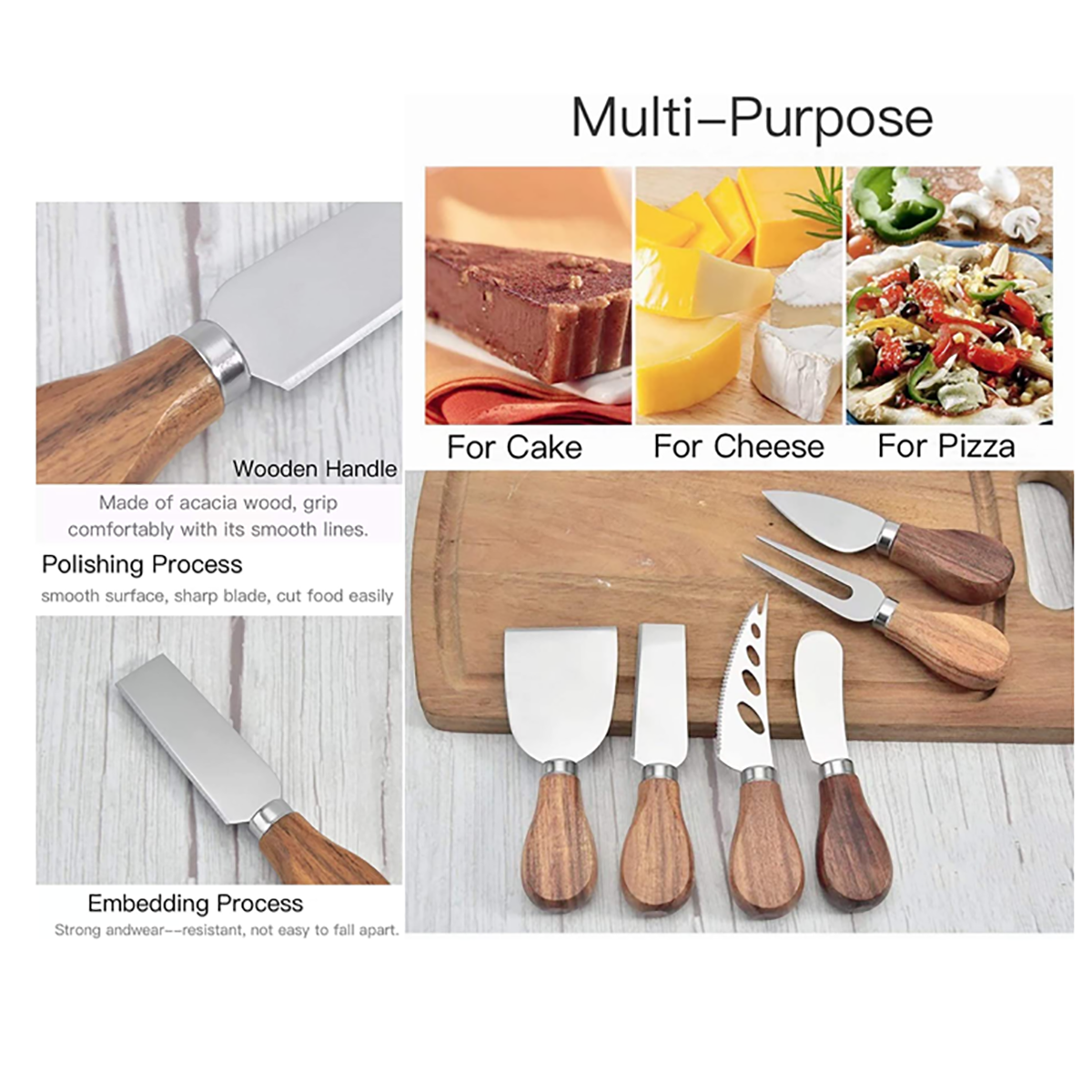 Cheese Knife Set 6-piece 4