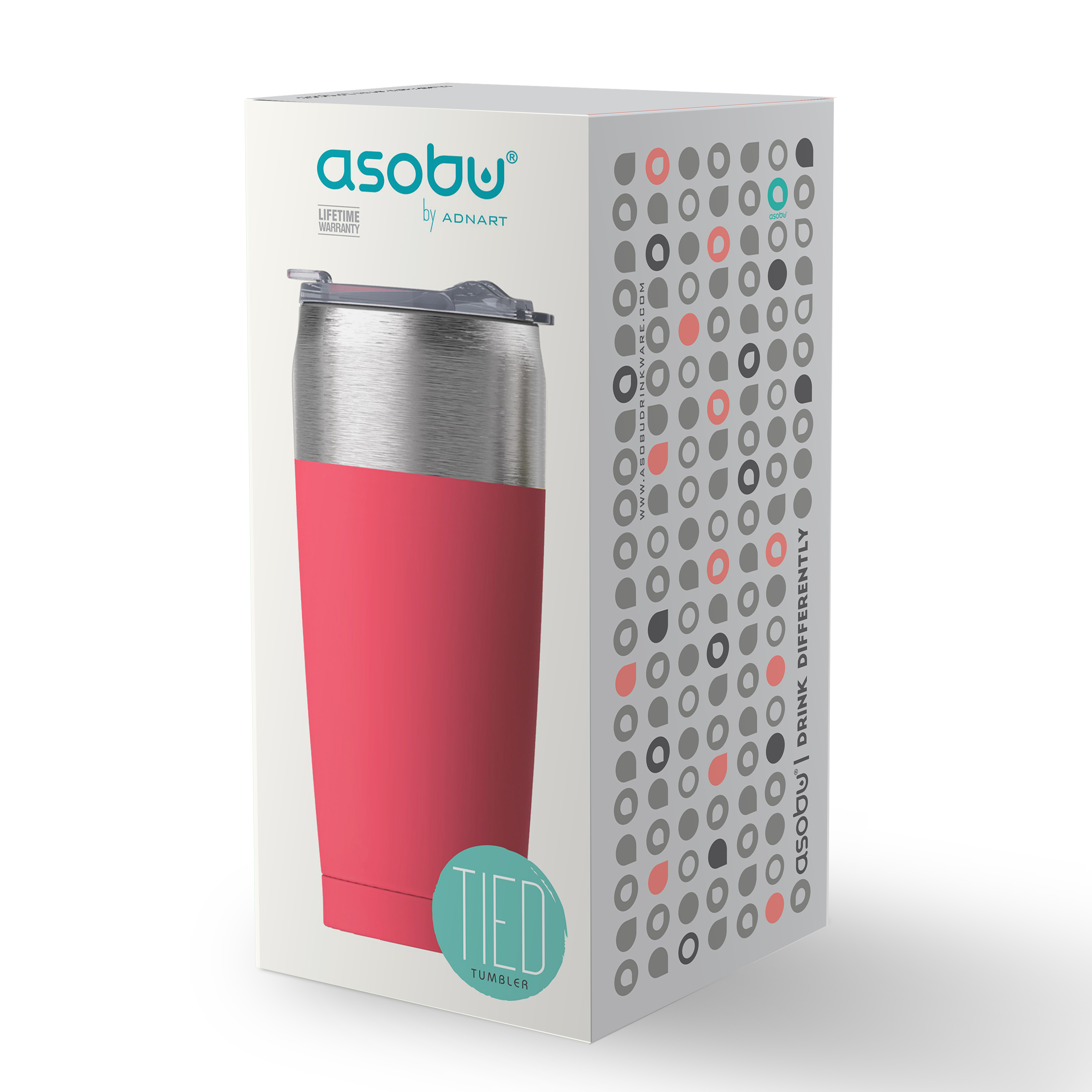 Asobu 20 Oz. Tied Tumbler Vacuum Insulated Travel Mug 1