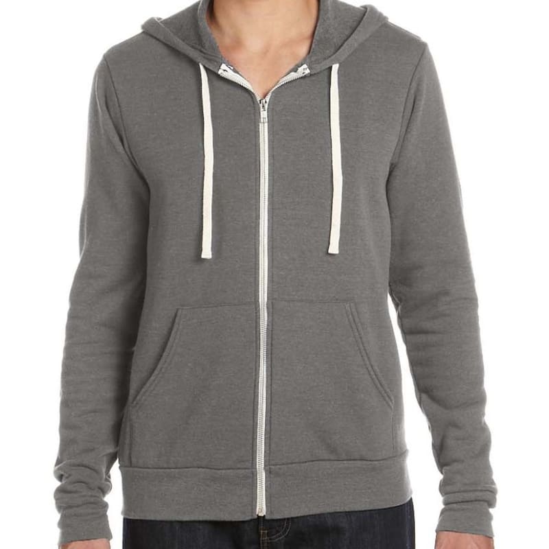 Bella Unisex Triblend Sponge Fleece Full-Zip Hoodie 7