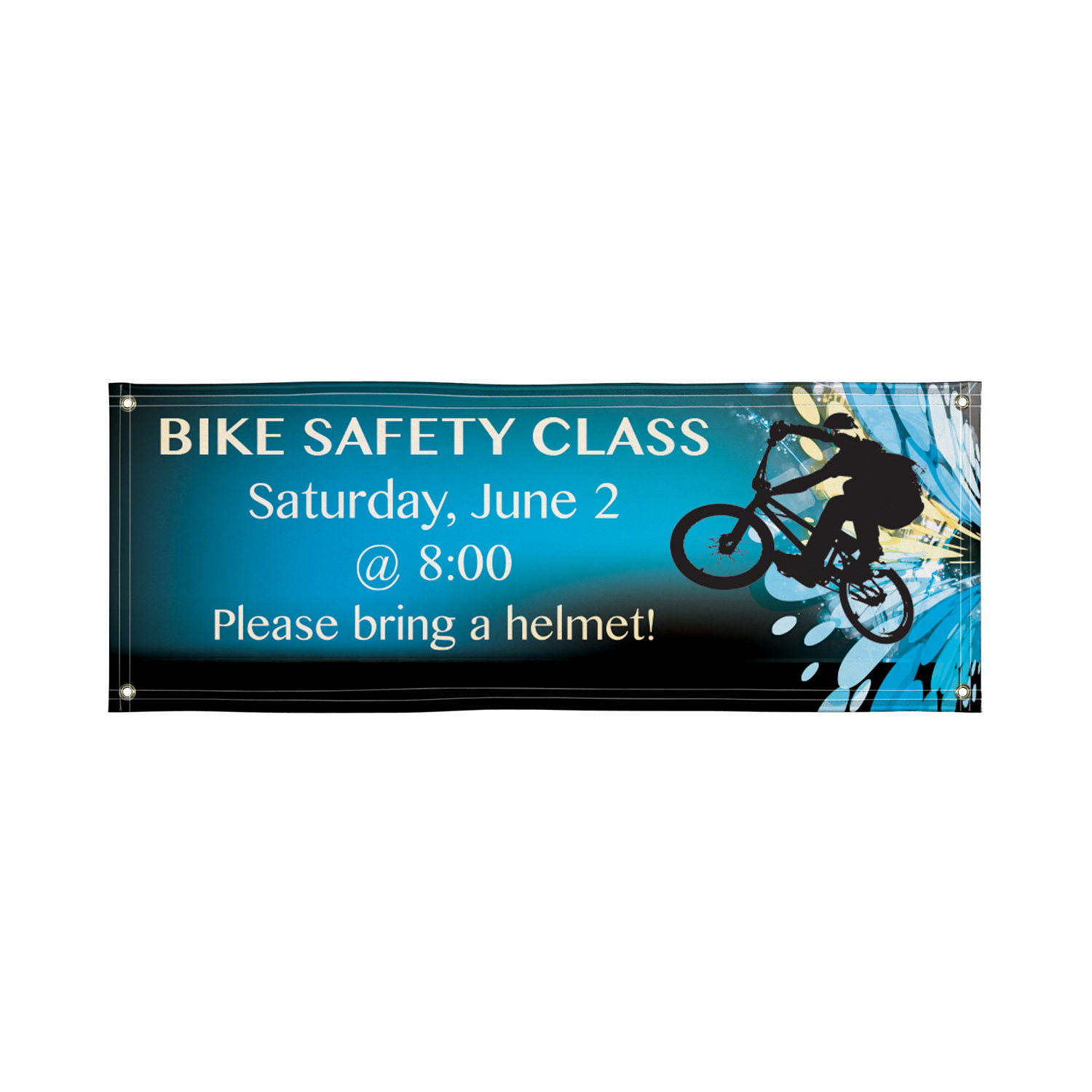 3' X 8' Super Poly Knit Fabric Banner 6