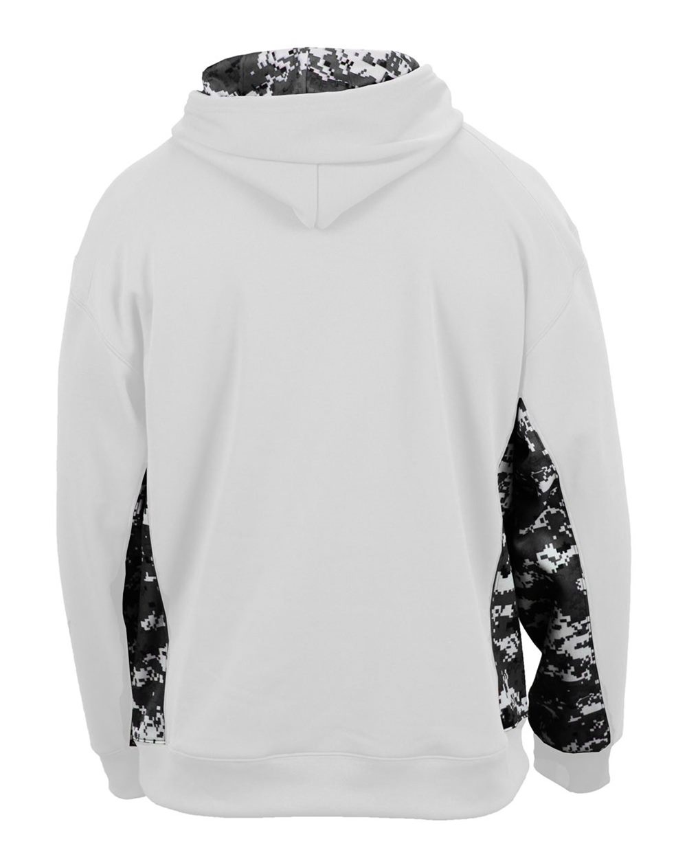 Youth Digital Camo Colorblock Performance Fleece Hooded Sweatshirt - 2464 4