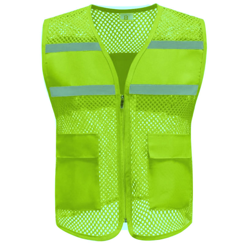 customize vests & waistcoats election safety vest Reflective Vest custom logo multi-pocket fishing v 2