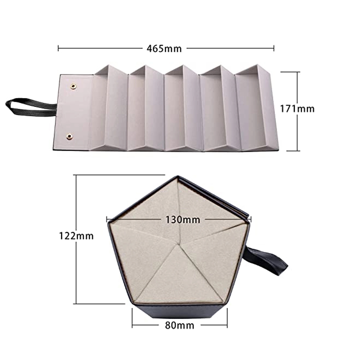 Multiple 5 Slots Glasses Case Travel Organizer Holder 3