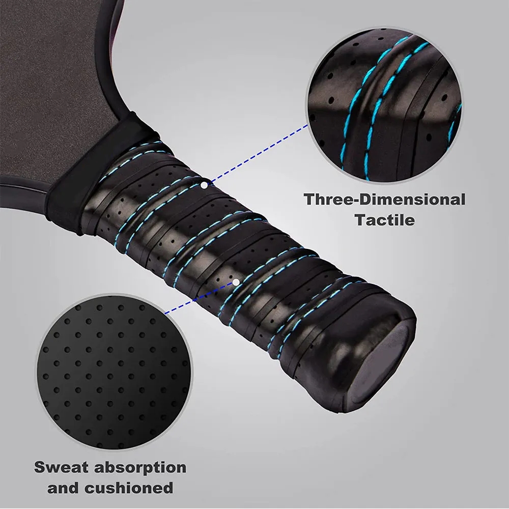 Carbon Fiber Pickleball Paddles Set Lightweight with Bag 5