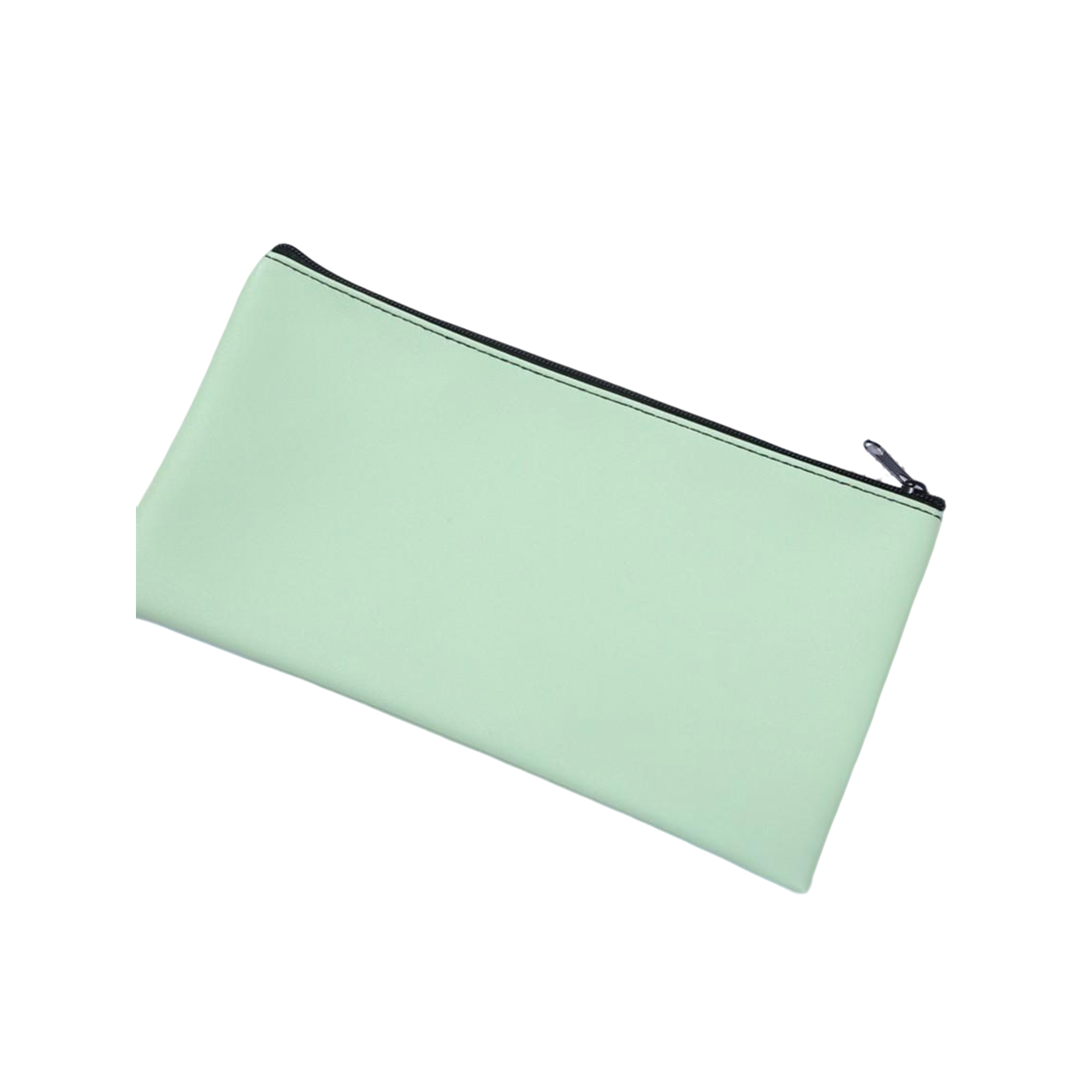 Faux Leather Bank Deposit Zipper Bag 3