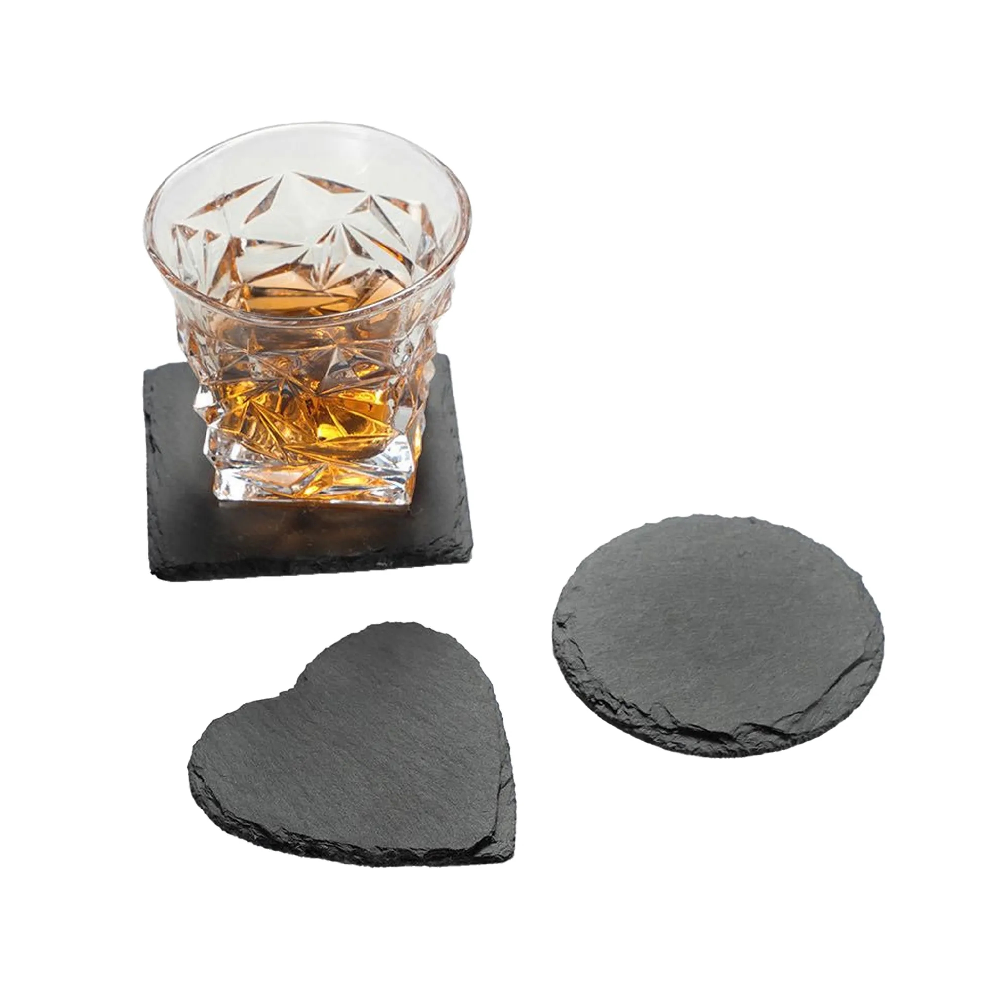 Slate Rock Stone Coaster MOQ20pcs 2