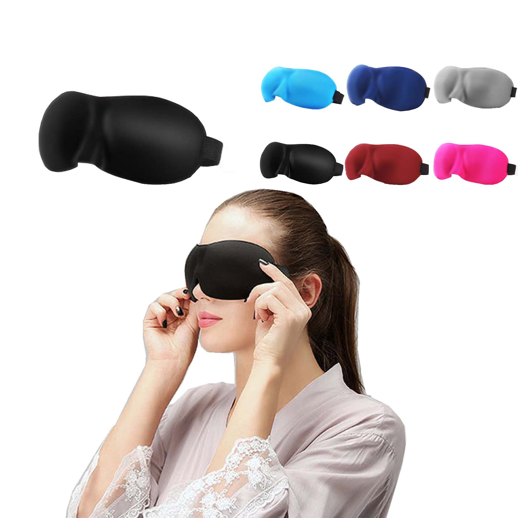 3D Sleeping Eye Mask, Blindfold 1