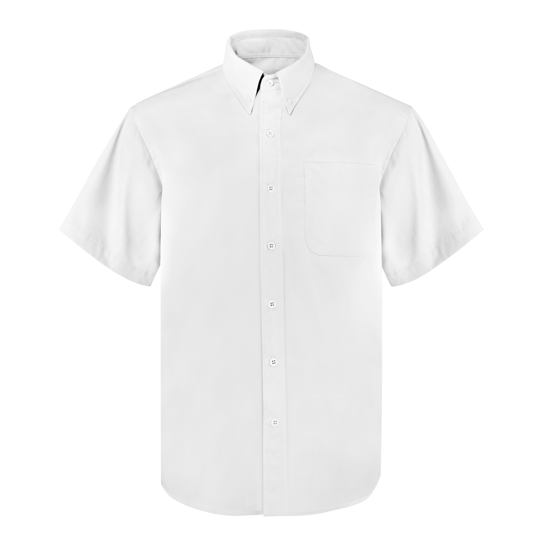 Men's Short Sleeve Twill Button Down Shirt 6