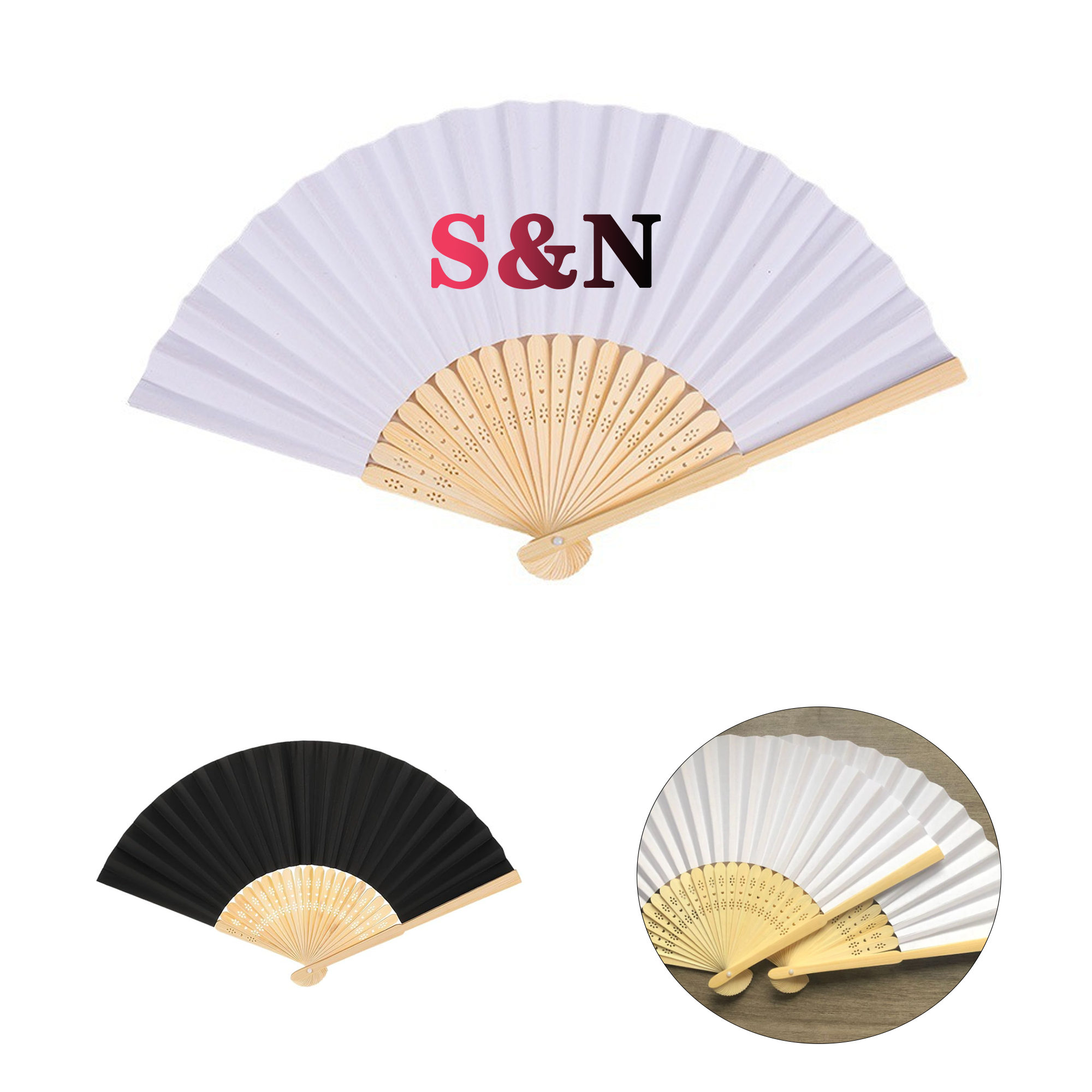 Folding Cool Paper Fan 3