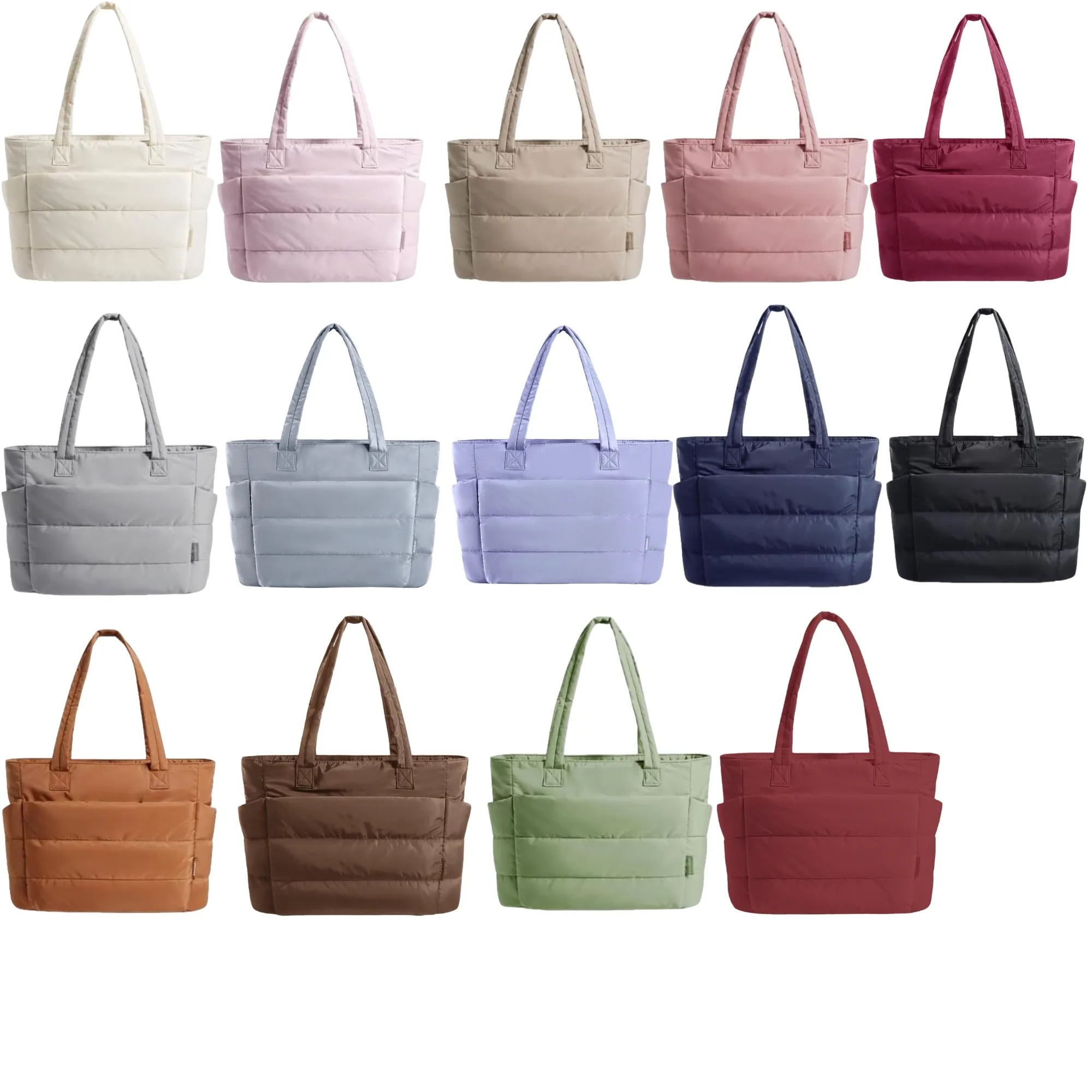 Travel Toiletry Bag Lightweight Puffer Tote Handbag 3